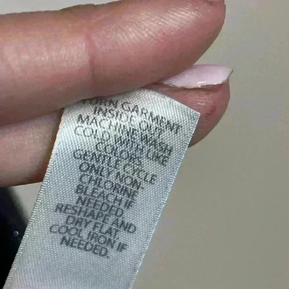 J. Jill Women’s Cowl Neck Sweater Black/Metallic Silver Stripes Size S Petite - Picture 6 of 8